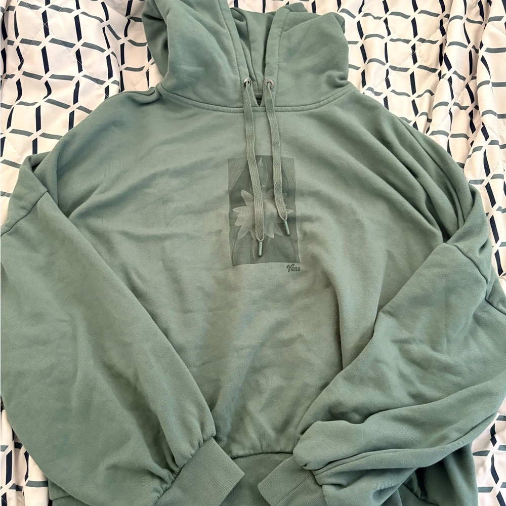 Vans Black and Gray Hoodie